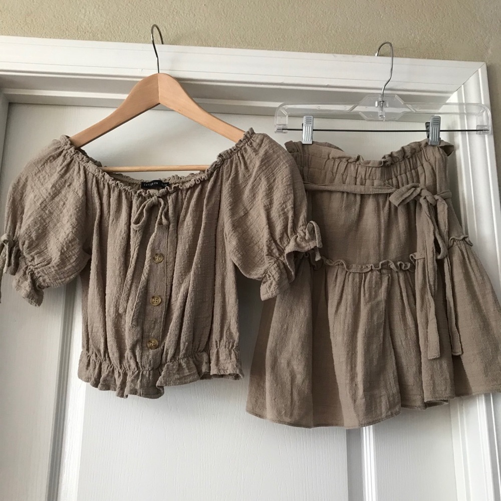 Cotton On Linen Matching Set